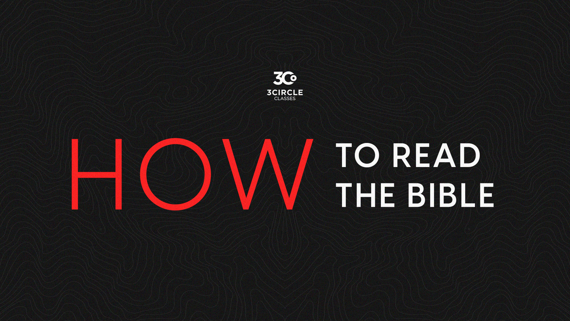 How to Read the Bible