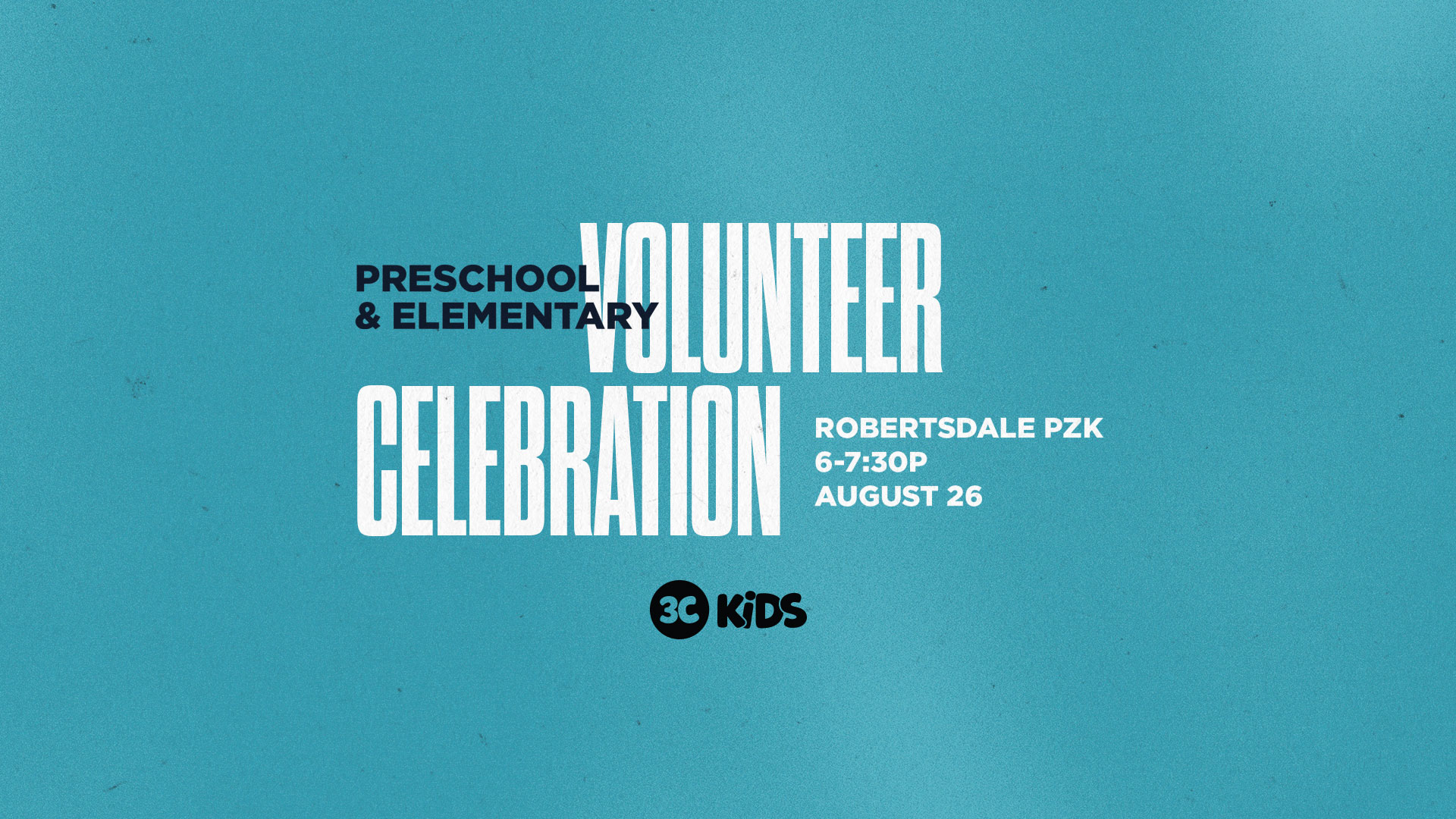 Preschool + Elementary Volunteer Celebration